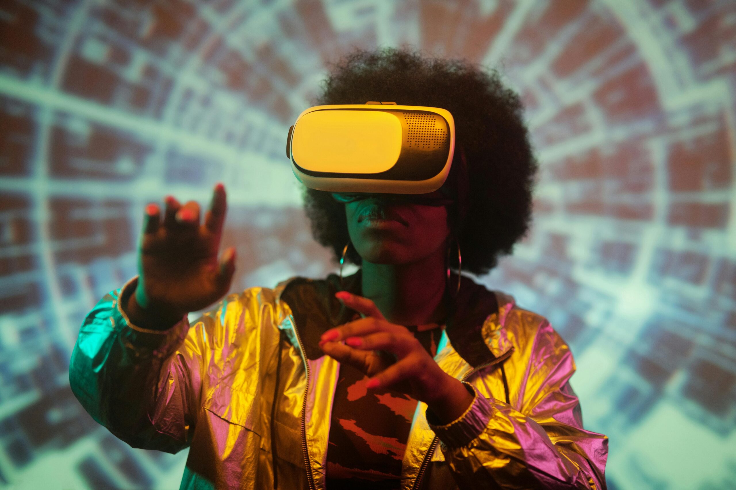 Kostenloses Stock Foto zu 3D-Technologie, afro, augmented reality