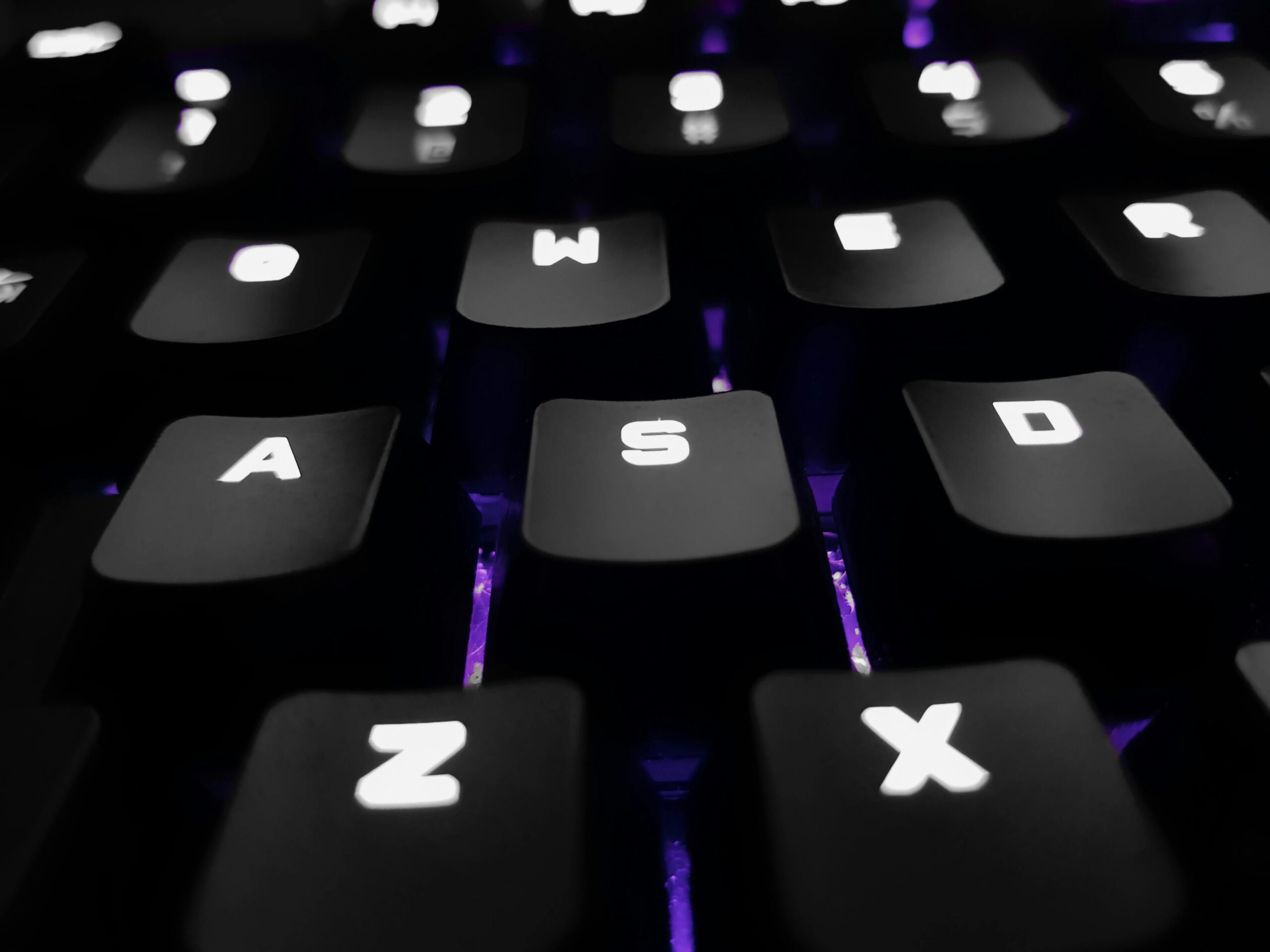 Nahaufnahmefoto Der Computertastatur