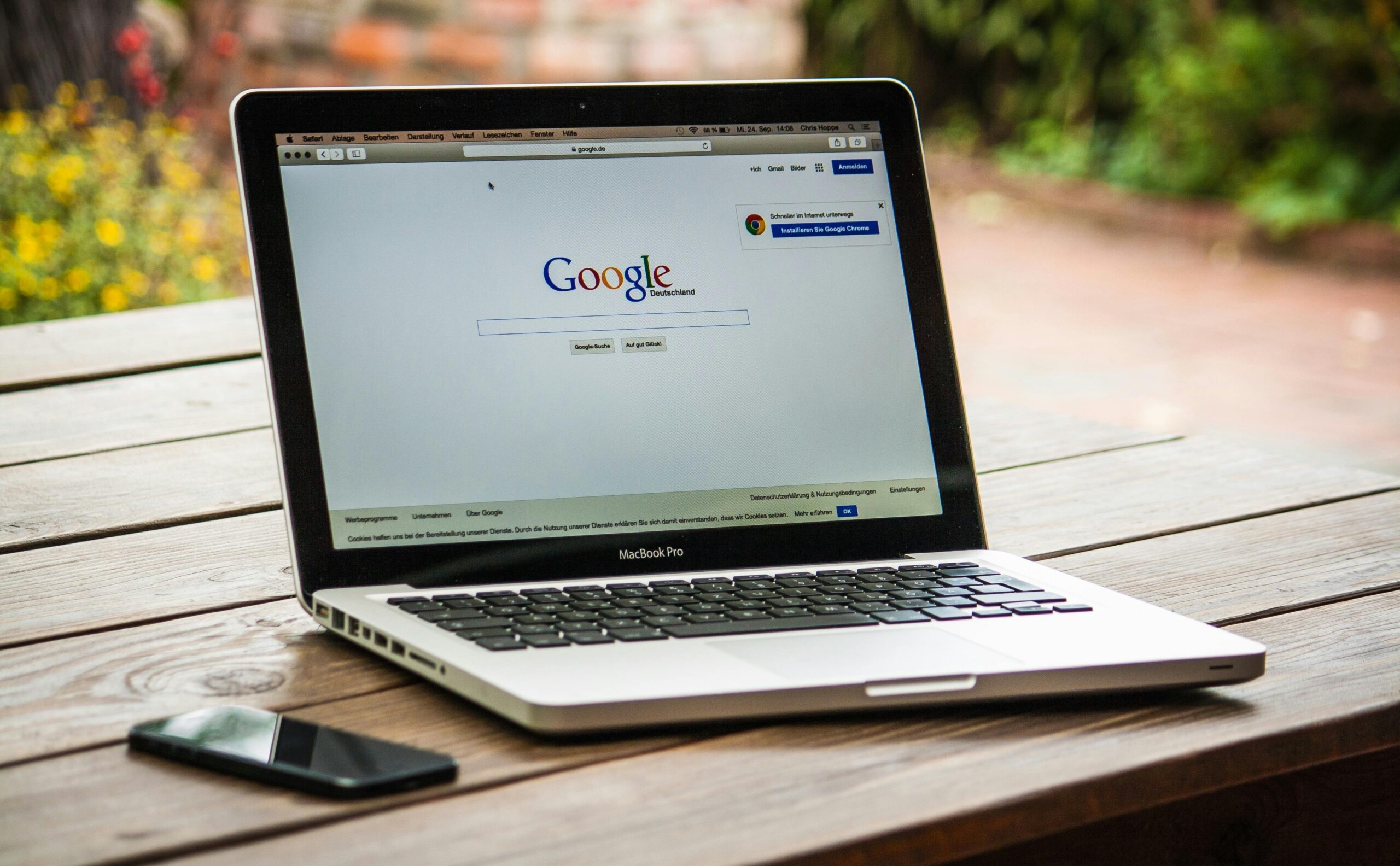 Google Suchmaschine Auf Macbook Pro